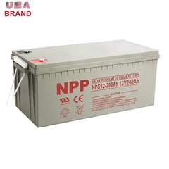 NPG12-200Ah Gel Battery 12V 200Ah For Solar Power UPS Marine Boat RV
