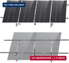 ECO-WORTHY Upgraded Solar Ground Mount Adjustable Multi-Pieces Solar Panel Mount
