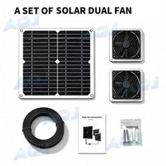 fo Shed Grenhouse, Dog House,Sola Powered Fan for ntake Or Exhraust Vent Cooling