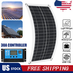 Electricity 300w Energy System Solar Panel Kit Monocrystalline Waterproof US