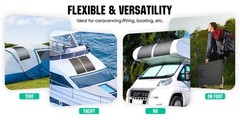 300W 12V Flexible Solar Panel Mono Portable Power Camping Home RV Battery Charge