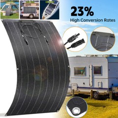 200W Watt Flexible Solar Panel ETFE Mono 18V Power RV Camping Off-Grid Rooftop
