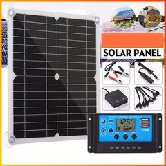 200 Watts Solar Panel Kit 12V 100A Battery Charger with Controller Caravan Boat