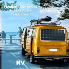 Flexible Solar Panels Kit 300W 600W 1200Watt 12V 24V Camping RV Monocrystalline