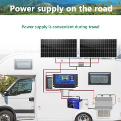 100 Watt 12 Volt Solar Panel Monocrystalline For Battery Charger Home Boat RV