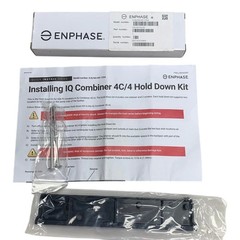 New Enphase IQ Combiner 4C/4 Hold Down Kit X-IQ-NA-HD-125A Plastic Bar Screws
