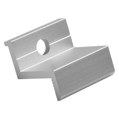 10Pcs Aluminum Alloy PV End Clamps Solar Photovoltaic Brackets For Solar Module
