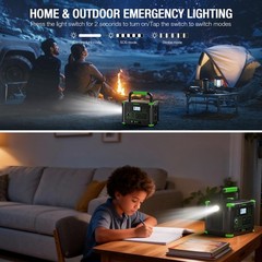 EBL Portable Power Station 500wPeak 1000W, Camping Solar 519Wh Outdoor Solar …