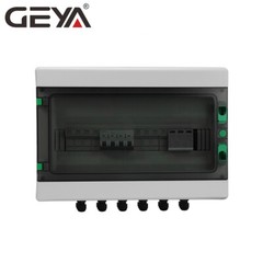 Solar PV Combiner Box Plastic 15A 4strings 1000VDC Circuit Breaker Solar Panel