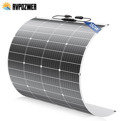 150Watt Flexible Mono Solar Panel 12V Volt Car Boat RV Home Rooftop Camping Roof