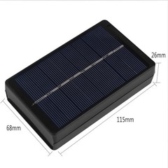 Solar Battery Charger Box for AA/AAA Rechargeable Batteries