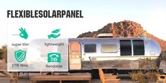 300W 12V Flexible Solar Panel Mono Portable Power Camping Home RV Battery Charge
