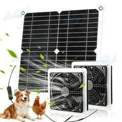 fo Shed Grenhouse, Dog House,Sola Powered Fan for ntake Or Exhraust Vent Cooling