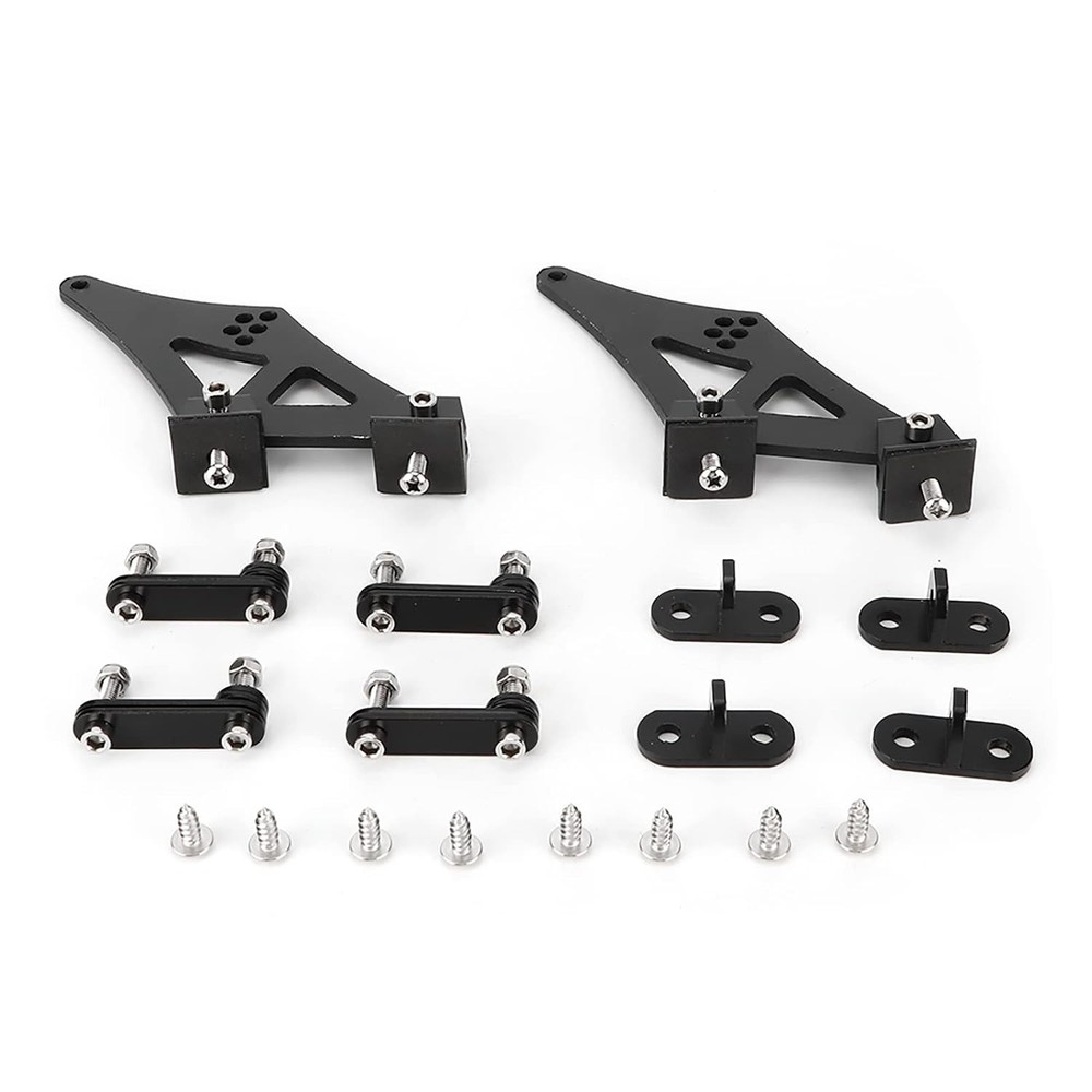 Universal Car Spoiler Mounting Brackets 11cm/4.3in – CNC Aluminum Alloy Rear Win