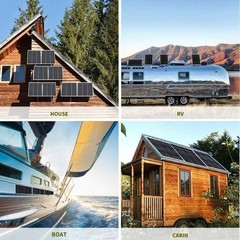 200W 400W 600W 800W Monocrystalline Solar Panel Off Grid for Caravan Home Camper