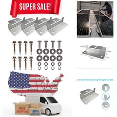 Solar Panel Z Brackets – Lightweight Aluminum Mounts for Trailers, Yachts & More