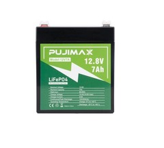 12V 7Ah Lithium LiFePO4 Deep Cycle 3000+ Cycles Rechargeable Battery for Solar