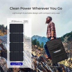Renogy 220W Lightweight Portable Solar Suitcase Off Grid Power RV Camping