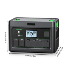 2400W/1000W/500W/300W Power Station Portable with AC Outlet/USB Ports/DC Ports