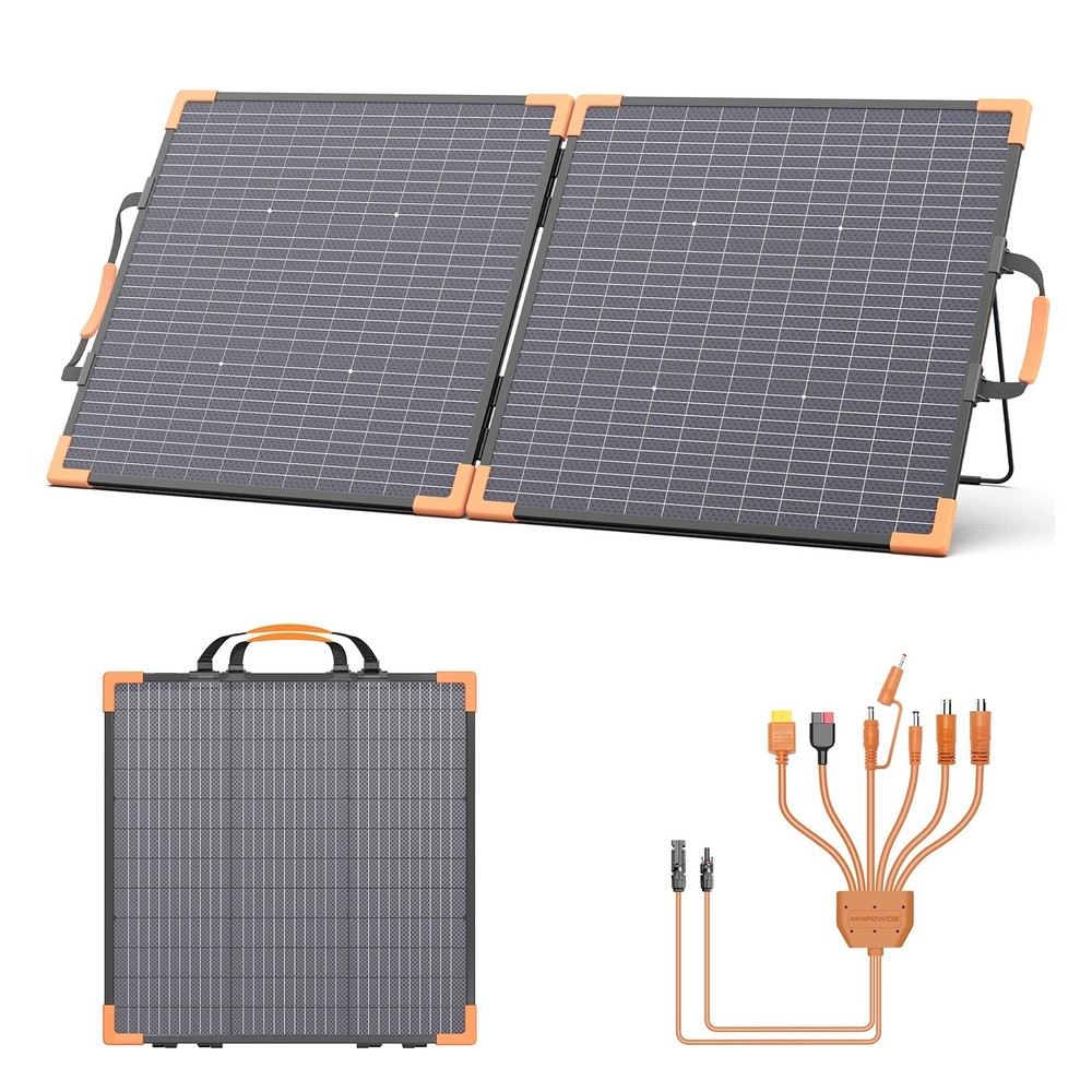 Bifacial Solar Panel 100 200 watt IP68 for BLUETTI Portable Power Station AC180
