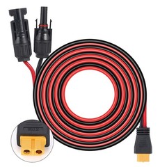 3M XT60 Female to Solar Connector Solar Panel Extension Charging Cable 12 AWG