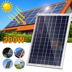 800W Watt Mono Solar Panel 12V Battery Charger Home Boat RV Camp Off-Grid Power