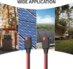 Weatherproof Anderson Connector Cable for Solar Panels and Power Stations