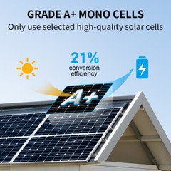 Dokio 100W 200W 400W Solar Panel Kit 12V Mono Solar Panel Home RV Caravan Boat