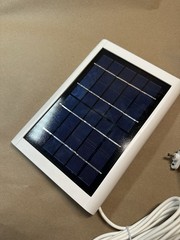 3X Ring Solar Panel for Ring Spotlight Cam Battery/Stick Up Cam Battery – White