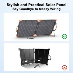 100W Solar Panel Bifacial IP68 Waterproof High Efficiency Off-Grid for Marine