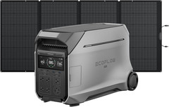 Power Station 4096Wh DELTA Pro 3 with 400W Portable Solar Panel, 120/240V 4000W