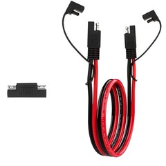 SAE 10AWG Extension Cable 1FT for Solar Panel RV Battery Automotive and Marine