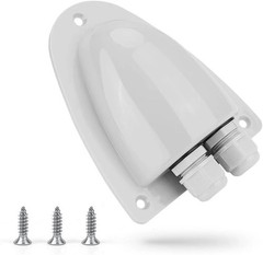 Solar Weatherproof Double Cable Entry Gland, Cable through RV Roof Solar Junctio