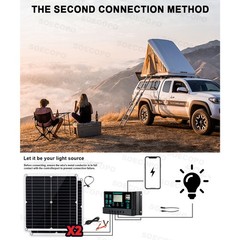 Complete 7000W Off-Grid Solar Kit 7000W Inverter 2pcs 300W Solar Panels 110V US