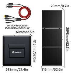 500W 400W 300W 200W Portable Solar Panel ETFE Foldable Charger for Power Station