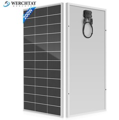 200W 400W 800W Solar Panel Mono 12V Battery Charge RV PV Home Off-Grid Battery