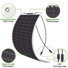 150-1200W Solar Panels for Homes Camping RV Battery Boat Caravan Off-Grid System