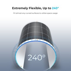 Renogy Flexible Solar Panel 100 Watt 12 Volt Monocrystalline Semi-Flexible