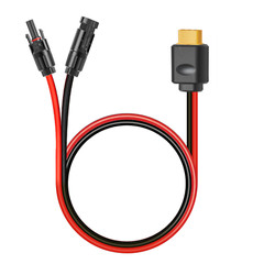 MHPOWOS Solar Charge Cable (3M/9.8Ft) Solar Connector to XT60 Adapter Connector