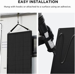 ECOFLOW 100W Outdoor IP68 Flexible Solar Panel High Efficiency Roof Solar Module
