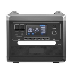 Uimoso Portable Power Station Solar Generator 2400W 2160Wh with 10 Outputs