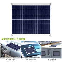 25W 12V Portable Solar Panel USB Port Battery Charger Car RV Boat Outdoor Travel