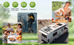 160W 220W 400W Foldable Portable Solar Panel Kit for Power Station Home RV Camp