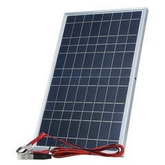 Trickle 30W Solar Panel 12V Charger Battery Charger Kit Maintainer Boat Car RV