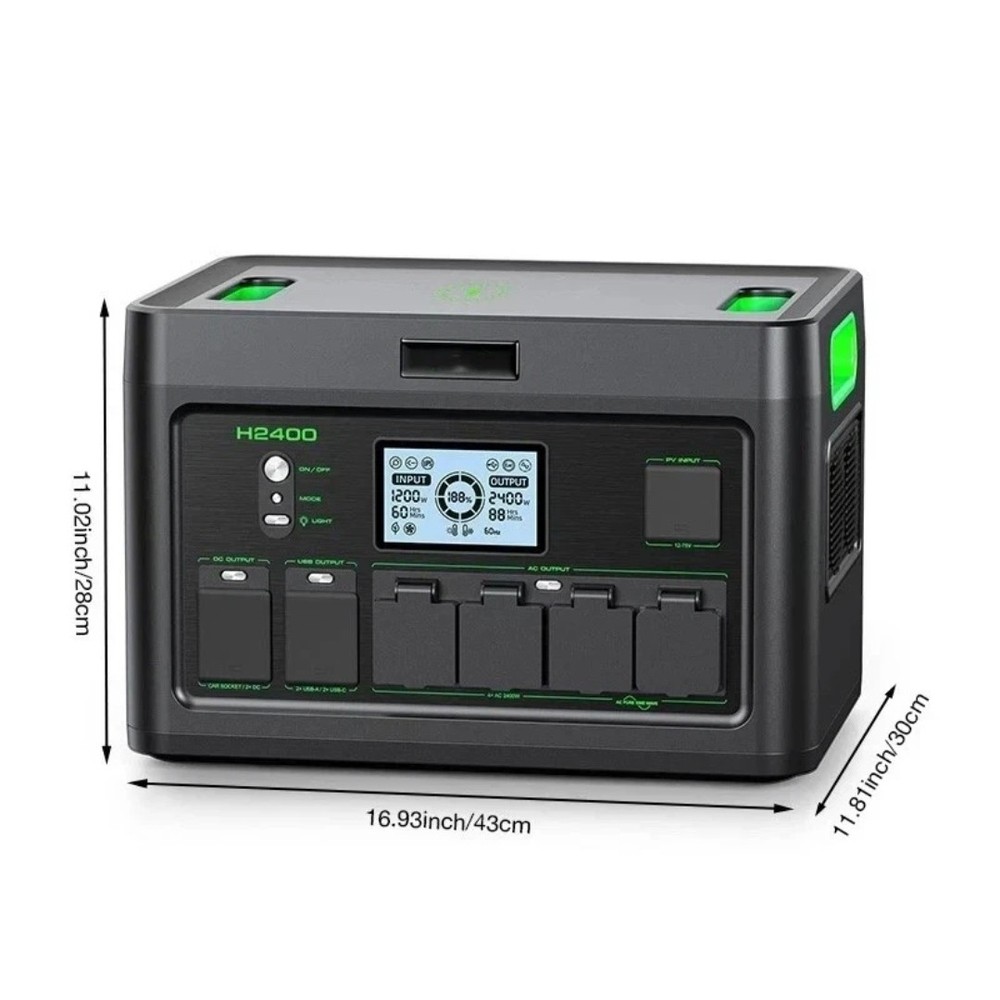 2400W/1000W/600W/500W/300W All-Round Power Station Portable for RV Home Outdoor