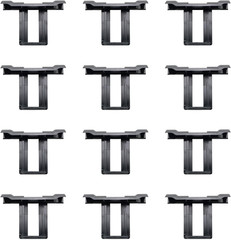12PCS Plastic Photovoltaic Panel Drainage Clip 40Mm Solar Panel Drainage Chute D