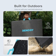 Renogy E.FLEX 220W Waterproof Foldable Portable Solar Panel w/ Kickstand Camping