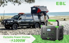 Portable Power Station 1000W 999Wh Solar Lithium Battery for Home Travel RV Van