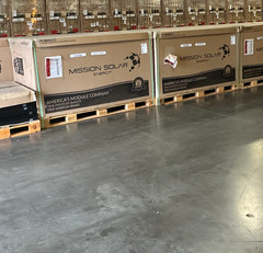 (Pallet of 26) New Mission Solar 395 W Solar Panels MSE395SX9R – USA Made