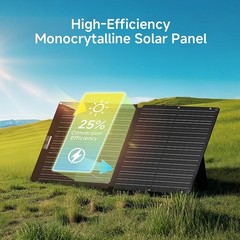 ALLPOWERS 600W Portable Power LiFePO4 Battery Backup Solar Panel 100W Included